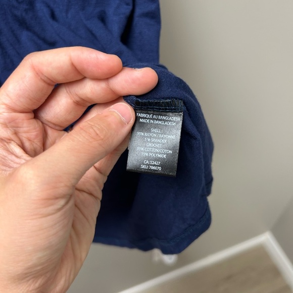 Women’s Blue Tank Top - Picture 3 of 3